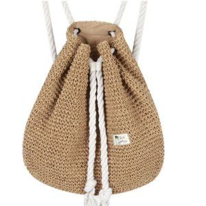 Summer Straw Bag Women Backpack Fashion Rucksack Weaved For Girls Mochila Backpa